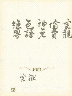 绝色神偷完整版粤语免费观看