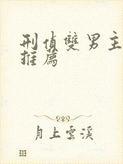 刑侦双男主小说推荐