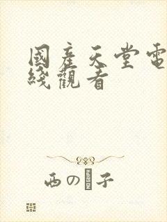 国产天堂电影在线观看