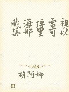 藏海传电视剧全集哪里可以看