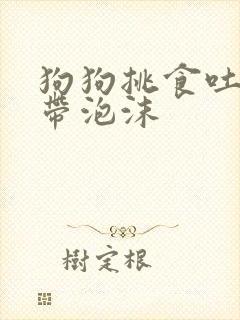 狗狗挑食吐黄水带泡沫
