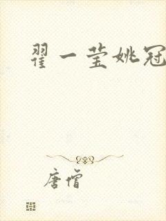 翟一莹姚冠宇封面