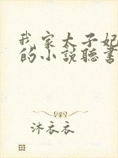 我家太子妃超凶的小说听书封面