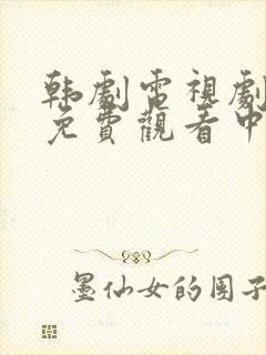 韩剧电视剧全集免费观看中文