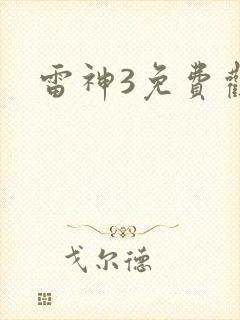 雷神3免费观看