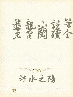 盘龙小说笔趣阁免费阅读全文