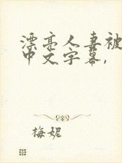 漂亮人妻被中出中文字幕,封面