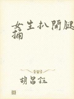 女生扒开腿让人捅