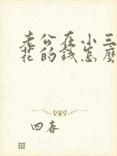 老公在小三身上花的钱怎么要回来