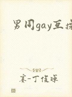 男同gay互操