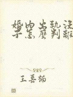 婚内出轨没有孩子怎么判离婚