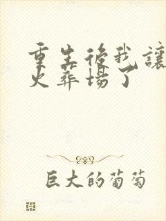 重生后我让渣攻火葬场了