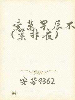 亿万星辰不及你(叶非夜)