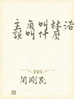 主角叫林浩的小说叫什么