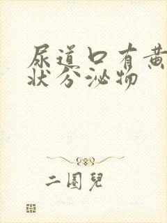 尿道口有黄色脓状分泌物