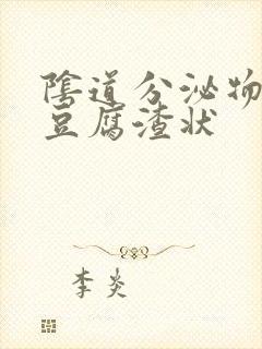 阴道分泌物白色豆腐渣状