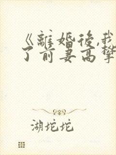 《离婚后,我成了前妻高攀不起的神》封面