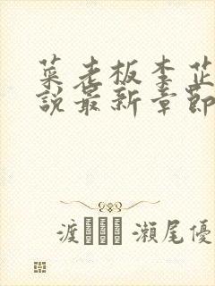 菜老板李芷珊小说最新章节更新