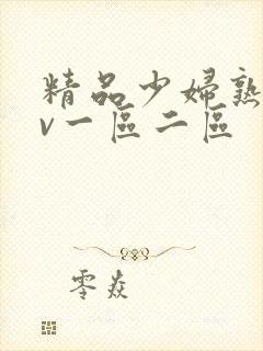 精品少妇熟女av一区二区