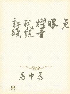 许我耀眼免费在线观看