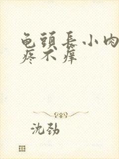 龟头长小肉粒不疼不痒