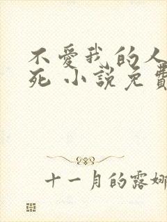 不爱我的人都会死 小说免费阅读