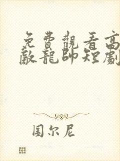 免费观看高清无敌龙帅短剧
