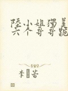 陆小姐独美后,六个哥哥跪求原谅免费观看