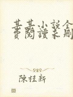 某某小说全文免费阅读未删减版封面