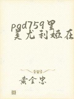pgd759里美尤利娅在线播放