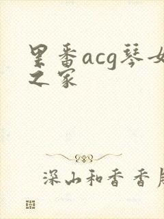 里番acg琴女之家封面