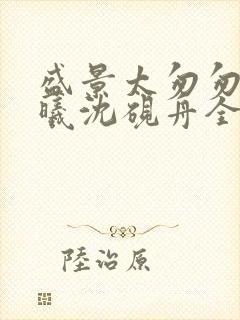 盛景太匆匆宁若曦沈砚舟全本阅读