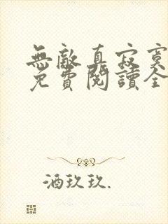 无敌真寂寞小说免费阅读全文