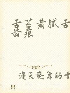 舌苔黄腻舌边有齿痕封面