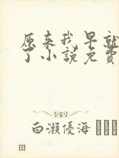 原来我早就无敌了小说免费阅读