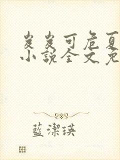 岌岌可危夏小正小说全文免费阅读