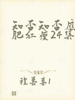 知否知否应是绿肥红瘦24集