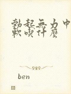 勃起无力中途疲软吃什么