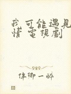 我可能遇见了爱情 电视剧