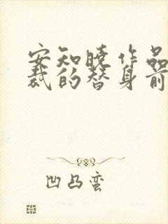 安知晓作品:总裁的替身前妻 小说