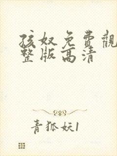 孩奴免费观看完整版高清