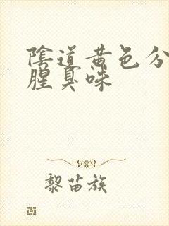 阴道黄色分泌物腥臭味