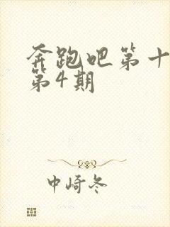 奔跑吧第十一季第4期封面