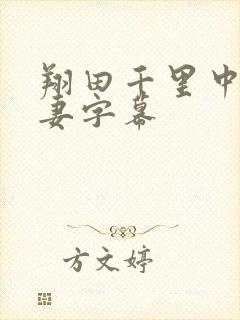 翔田千里中文人妻字幕