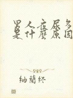 男人夜尿多尿频是什么原因引起的封面