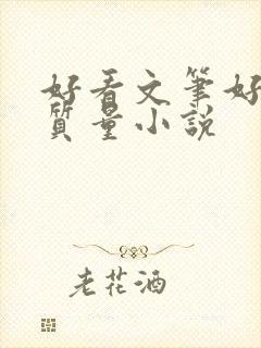 好看文笔好的高质量小说封面