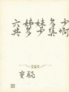 六姊妹多少集一共多少集啊电视剧封面