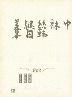 美腿丝袜中文字幕日韩