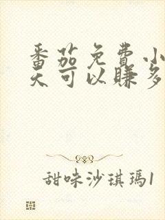 番茄免费小说一天可以赚多少钱