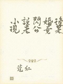 小说闪婚后,发现老公竟是千亿大佬txt